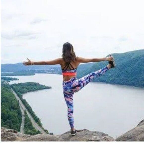 Sweaty Betty Lava Print Power Run Leggings - Picture 3 of 11